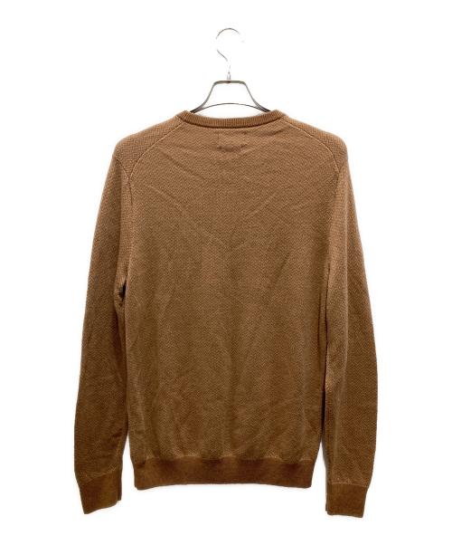 POLO RALPH LAUREN（ポロ・ラルフローレン）POLO RALPH LAUREN (ポロ・ラルフローレン) ヘリンボーンニット ブラウン サイズ:Mの古着・服飾アイテム