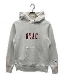 Champion REVERSE WEAVE（チャンピオン リバース ウィーブ）の古着「プルオーバーパーカー」｜グレー