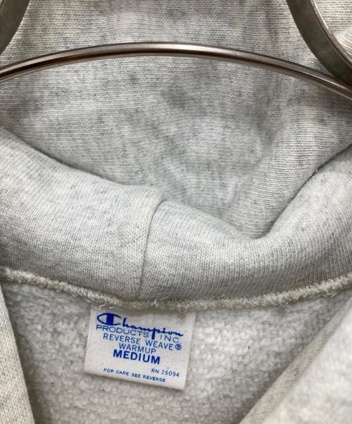 Champion REVERSE WEAVE（チャンピオン リバース ウィーブ）Champion REVERSE WEAVE (チャンピオン リバース ウィーブ) プルオーバーパーカー グレー サイズ:Mの古着・服飾アイテム