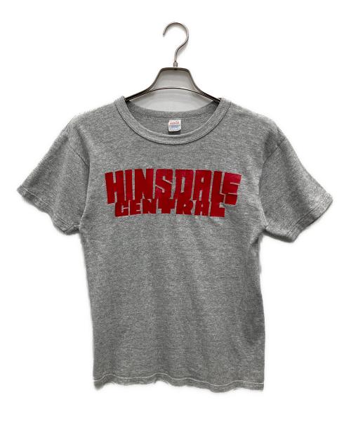Champion（チャンピオン）Champion (チャンピオン) 80's HINSDALE CENTRALプリントTシャツ グレー サイズ:Mの古着・服飾アイテム