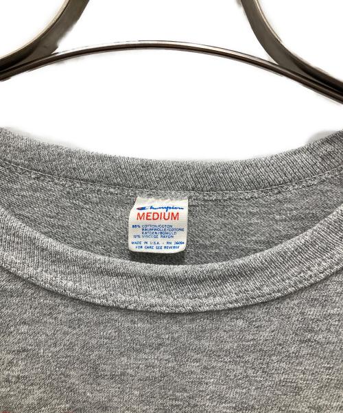 Champion（チャンピオン）Champion (チャンピオン) 80's HINSDALE CENTRALプリントTシャツ グレー サイズ:Mの古着・服飾アイテム