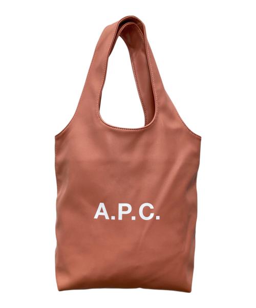 A.P.C.（アーペーセー）A.P.C. (アーペーセー) NINON スモールトートバッグ ピンクの古着・服飾アイテム