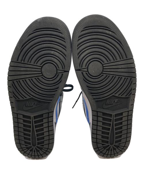 NIKE（ナイキ）NIKE (ナイキ) Air Jordan 1 Mid/エア ジョーダン 1 ミッド ホワイト×ブルー×ブラック サイズ:27.5の古着・服飾アイテム