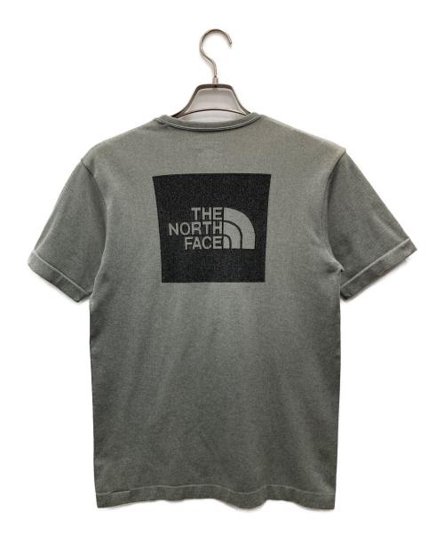 THE NORTH FACE（ザ ノース フェイス）THE NORTH FACE (ザ ノース フェイス) S/S Jacquard Square Logo Crew グレー サイズ:Mの古着・服飾アイテム