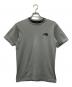 THE NORTH FACE（ザ ノース フェイス）の古着「S/S Jacquard Square Logo Crew」｜グレー