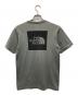 THE NORTH FACE (ザ ノース フェイス) S/S Jacquard Square Logo Crew グレー サイズ:M：3000円