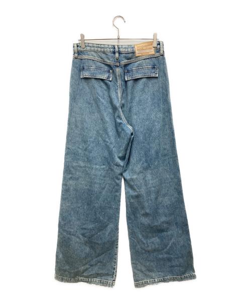 DIESEL（ディーゼル）DIESEL (ディーゼル) P-MIRTA-OUT/ワイドデニムカーゴパンツ ブルー サイズ:W28の古着・服飾アイテム