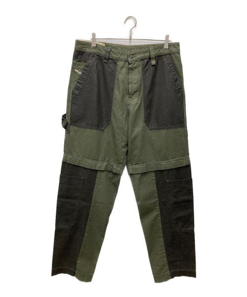 DIESEL（ディーゼル）DIESEL (ディーゼル) D-MULTY-SP1/カーゴパンツ オリーブ サイズ:W34の古着・服飾アイテム