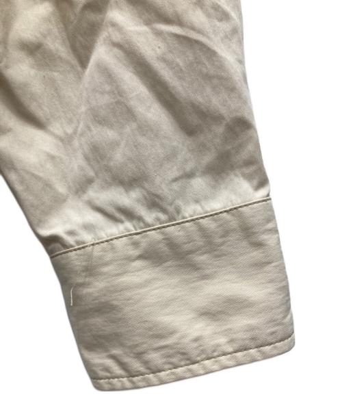 DIESEL（ディーゼル）DIESEL (ディーゼル) S-CY/パッチポケットショルダーパイピングシャツジャケット ベージュ サイズ:Sの古着・服飾アイテム