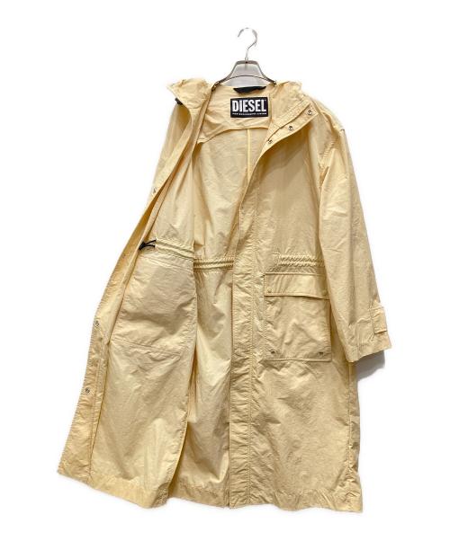 DIESEL（ディーゼル）DIESEL (ディーゼル) J-LUI-A/フーデッドコート ベージュ サイズ:Ｍの古着・服飾アイテム