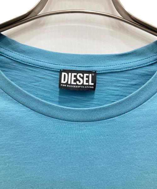 DIESEL（ディーゼル）DIESEL (ディーゼル) T-RONNIE/Tシャツ ブルー サイズ:XLの古着・服飾アイテム