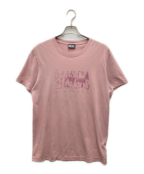 DIESEL（ディーゼル）DIESEL (ディーゼル) T-DIEGOR-D3/Tシャツ ピンク サイズ:XLの古着・服飾アイテム