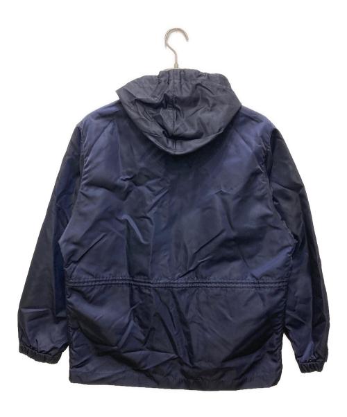 EDIFICE（エディフィス）EDIFICE (エディフィス) ミリタリーフードブルゾン ネイビー サイズ:Lの古着・服飾アイテム