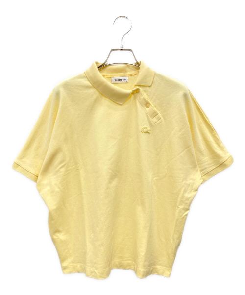 LACOSTE（ラコステ）LACOSTE (ラコステ) イレギュラープラケットポロシャツ イエロー サイズ:Mの古着・服飾アイテム