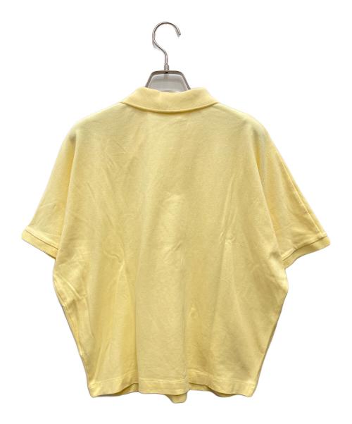 LACOSTE（ラコステ）LACOSTE (ラコステ) イレギュラープラケットポロシャツ イエロー サイズ:Mの古着・服飾アイテム