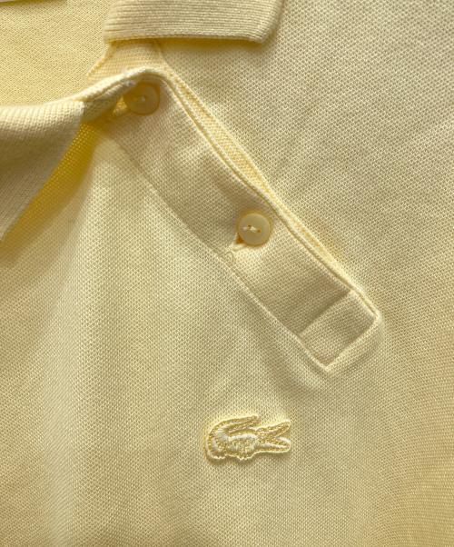 LACOSTE（ラコステ）LACOSTE (ラコステ) イレギュラープラケットポロシャツ イエロー サイズ:Mの古着・服飾アイテム