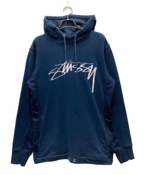 stussy（ステューシー）stussy (ステューシー) プルオーバーパーカー ネイビー サイズ:Sの古着・服飾アイテム
