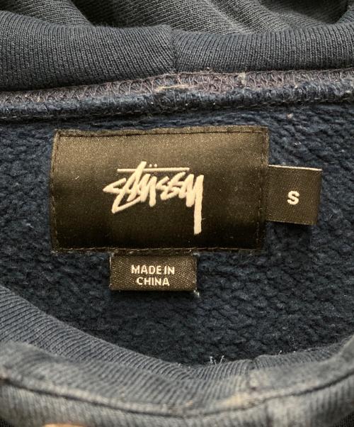 stussy（ステューシー）stussy (ステューシー) プルオーバーパーカー ネイビー サイズ:Sの古着・服飾アイテム