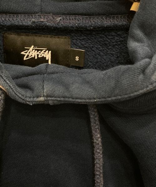 stussy（ステューシー）stussy (ステューシー) プルオーバーパーカー ネイビー サイズ:Sの古着・服飾アイテム