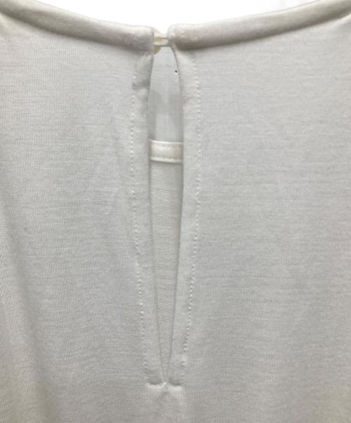 anuans（アニュアンス）anuans (アニュアンス) ギャザーティアードカットワンピース ホワイト サイズ:Fの古着・服飾アイテム