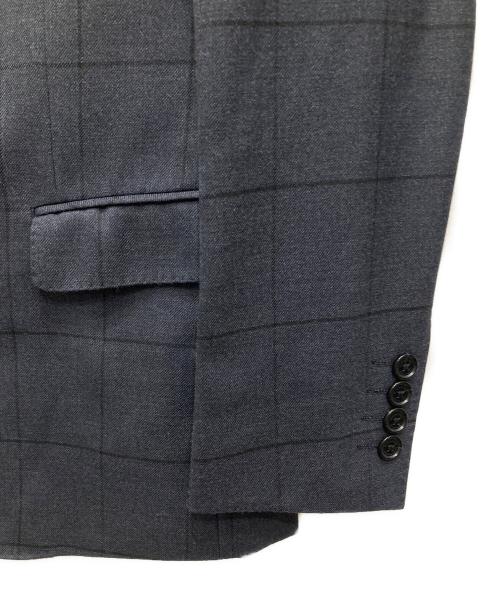 BURBERRY BLACK LABEL（バーバリーブラックレーベル）BURBERRY BLACK LABEL (バーバリーブラックレーベル) チェックテーラードジャケット ネイビー サイズ:Mの古着・服飾アイテム