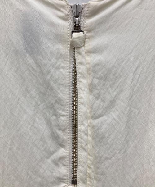 U by SPICK&SPAN（ユー バイ スピック＆スパン）U by Spick&Span (ユー バイ スピック＆スパン) ギャザースリーブ ミニ ワンピース アイボリー サイズ:不明（実寸をご確認ください）の古着・服飾アイテム