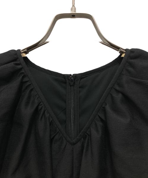 IENA（イエナ）IENA (イエナ) フリルオールインワン ブラック サイズ:Fの古着・服飾アイテム