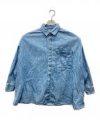 upper hightsアッパーハイツ）の古着「THE LAZY MANON/デニムシャツ」｜ブルー
