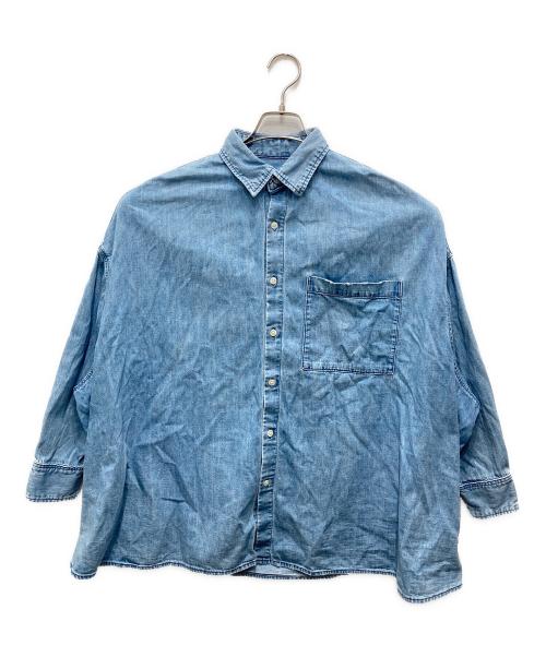 upper hights（アッパーハイツ）upper hights (アッパーハイツ) THE LAZY MANON/デニムシャツ ブルー サイズ:Oの古着・服飾アイテム
