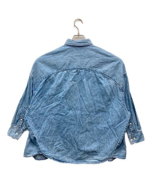 upper hights（アッパーハイツ）upper hights (アッパーハイツ) THE LAZY MANON/デニムシャツ ブルー サイズ:Oの古着・服飾アイテム