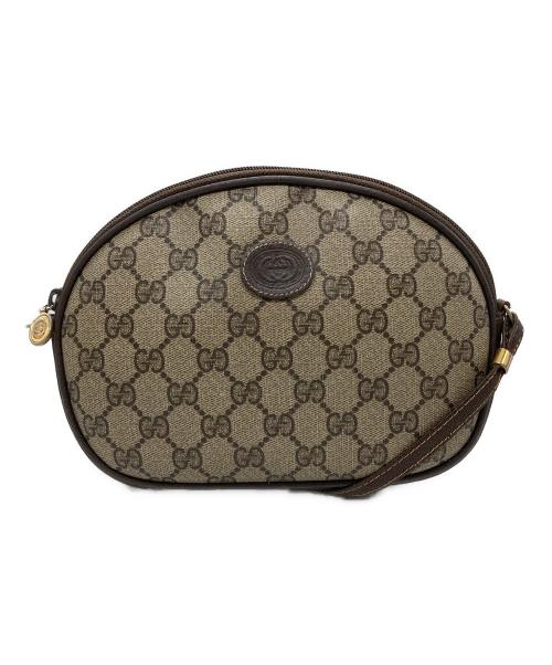 GUCCI（グッチ）GUCCI (グッチ) ショルダーバッグ ベージュ×ブラウンの古着・服飾アイテム
