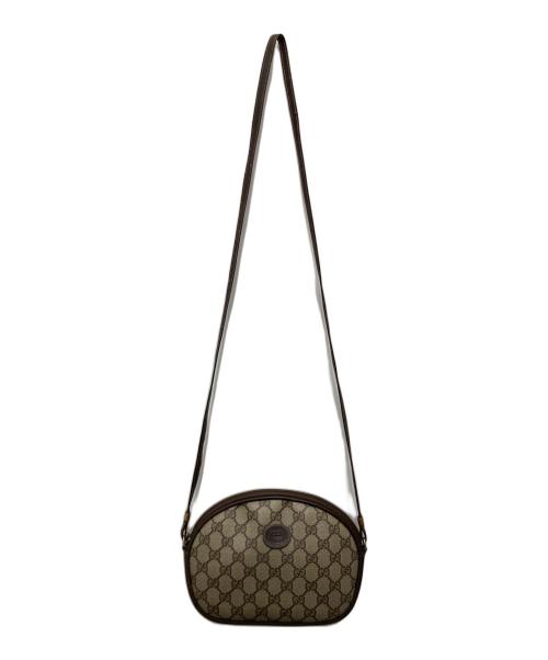 GUCCI（グッチ）GUCCI (グッチ) ショルダーバッグ ベージュ×ブラウンの古着・服飾アイテム