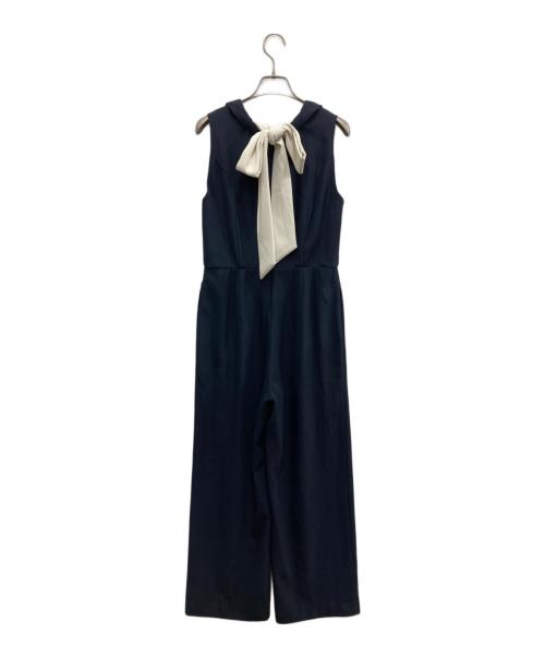 HER LIP TO（ハーリップトゥ）Her lip to (ハーリップトゥ) Louvre Ribbon Jumpsuit/ルーヴル・リボン・ジャンプスーツ ネイビー サイズ:Sの古着・服飾アイテム