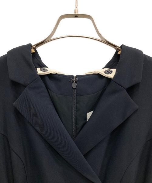 HER LIP TO（ハーリップトゥ）Her lip to (ハーリップトゥ) Louvre Ribbon Jumpsuit/ルーヴル・リボン・ジャンプスーツ ネイビー サイズ:Sの古着・服飾アイテム