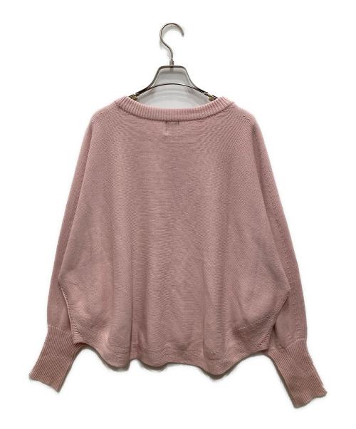 Spick and Span（スピック＆スパン）Spick and Span (スピック＆スパン) バルキーヤーンドルマンロングリブニット ピンク サイズ:不明（実寸をご確認ください）の古着・服飾アイテム
