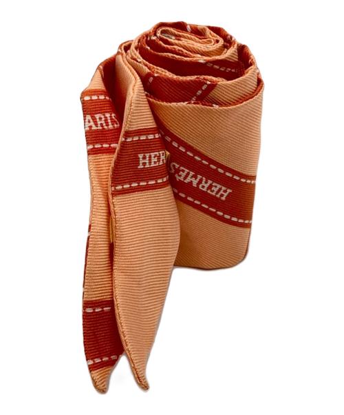 HERMES（エルメス）HERMES (エルメス) ツイリースカーフ オレンジの古着・服飾アイテム