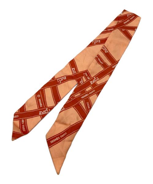 HERMES（エルメス）HERMES (エルメス) ツイリースカーフ オレンジの古着・服飾アイテム