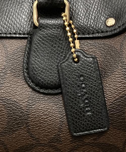 COACH（コーチ）COACH (コーチ) ミニボストンバッグ ブラウンの古着・服飾アイテム