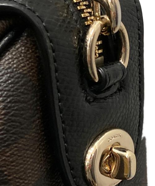 COACH（コーチ）COACH (コーチ) ミニボストンバッグ ブラウンの古着・服飾アイテム