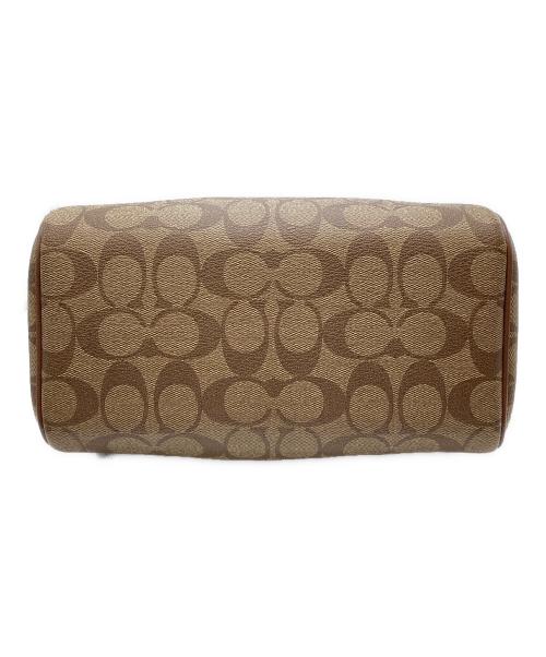 COACH（コーチ）COACH (コーチ) ミニボストンバッグ ブラウンの古着・服飾アイテム