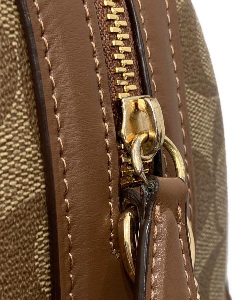 COACH（コーチ）COACH (コーチ) ミニボストンバッグ ブラウンの古着・服飾アイテム