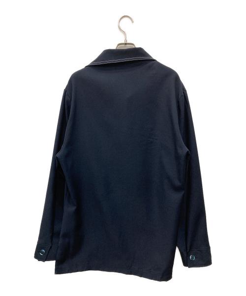 J.C.PENNY（ジェーシーペニー）J.C.PENNY (ジェーシーペニー) 70'sワークシャツ ネイビー サイズ:Lの古着・服飾アイテム
