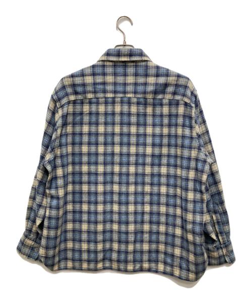 ARROW（アロー）ARROW (アロー) 80~90'sヴィンテージネルシャツ ブルー サイズ:XLの古着・服飾アイテム