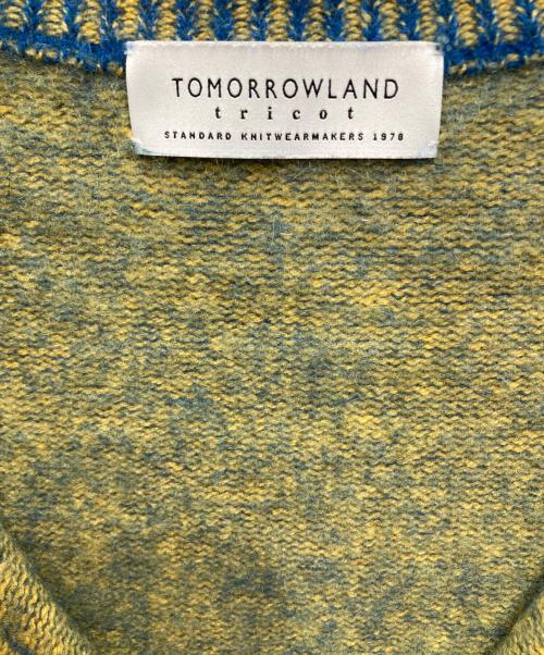 TOMORROW LAND tricot（トゥモローランド トリコ）TOMORROW LAND tricot (トゥモローランド トリコ) カシミヤカーディガン ブルー サイズ:Mの古着・服飾アイテム