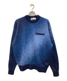 CULLNI（クルニ）の古着「GRADATION KNIT」｜ネイビー