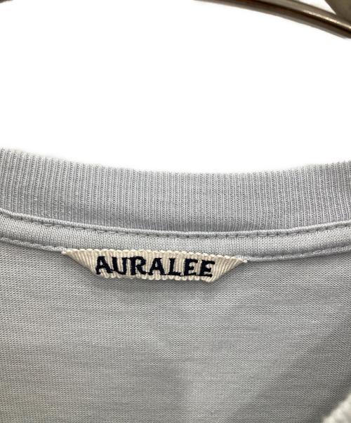 AURALEE（オーラリー）AURALEE (オーラリー) LUSTER PLAITING BIG TEE スカイブルー サイズ:1の古着・服飾アイテム