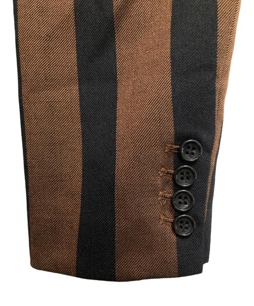 CLANE（クラネ）CLANE (クラネ) セーラーカラー シングル テーラードジャケット ブラウン サイズ:1の古着・服飾アイテム