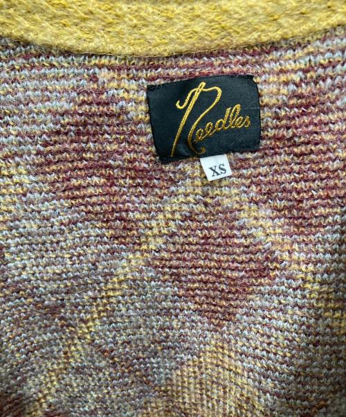 Needles（ニードルズ）Needles (ニードルズ) モヘア混カーディガン イエロー サイズ:XSの古着・服飾アイテム