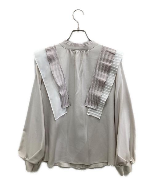 UNITED TOKYO（ユナイテッドトーキョー）UNITED TOKYO (ユナイテッドトーキョー) リードプリーツシャツ ベージュ サイズ:Fの古着・服飾アイテム