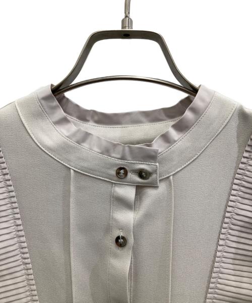 UNITED TOKYO（ユナイテッドトーキョー）UNITED TOKYO (ユナイテッドトーキョー) リードプリーツシャツ ベージュ サイズ:Fの古着・服飾アイテム